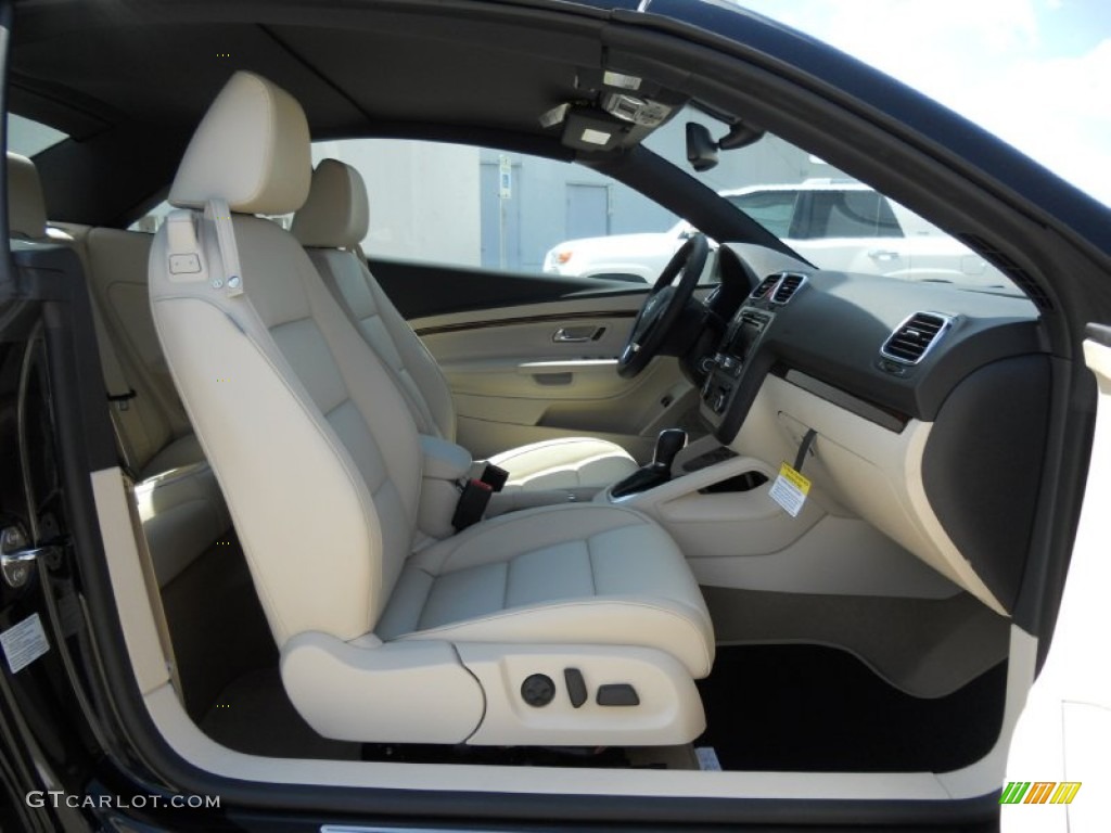 Cornsilk Beige Interior 2012 Volkswagen Eos Lux Photo #50538319