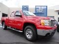 2011 Fire Red GMC Sierra 1500 Extended Cab 4x4  photo #1