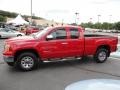 2011 Fire Red GMC Sierra 1500 Extended Cab 4x4  photo #4