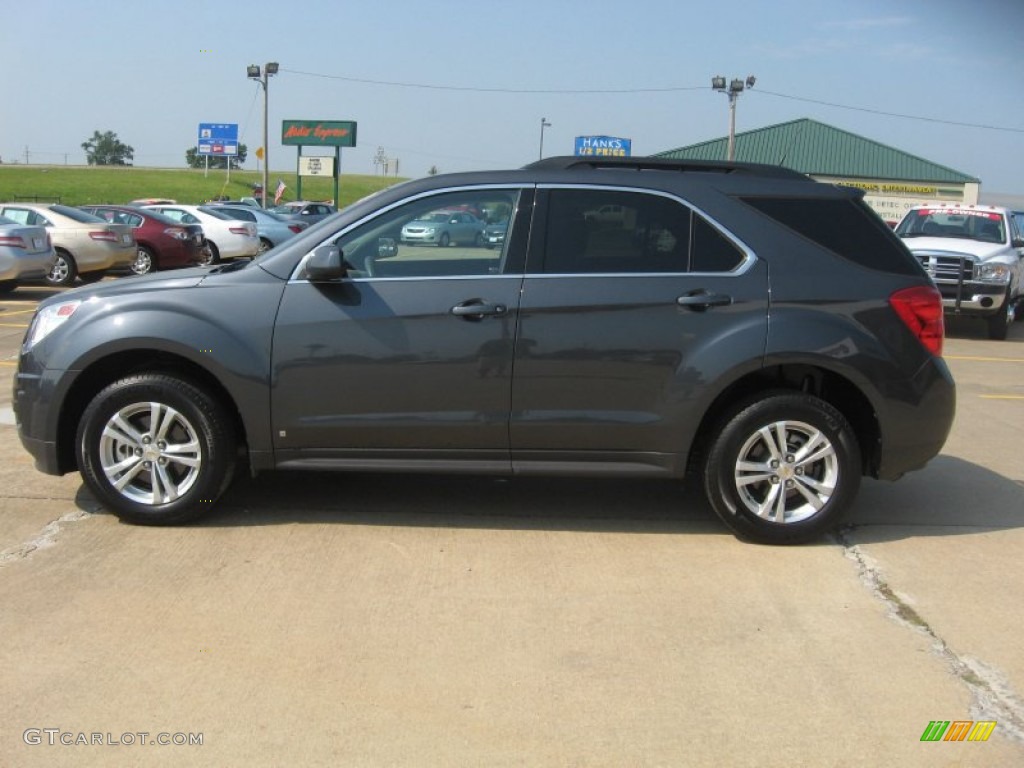 2010 Equinox LT - Cyber Gray Metallic / Jet Black/Light Titanium photo #4