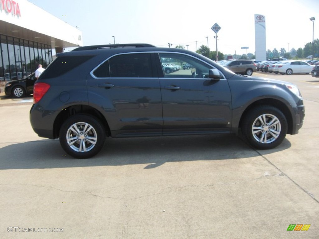 2010 Equinox LT - Cyber Gray Metallic / Jet Black/Light Titanium photo #8