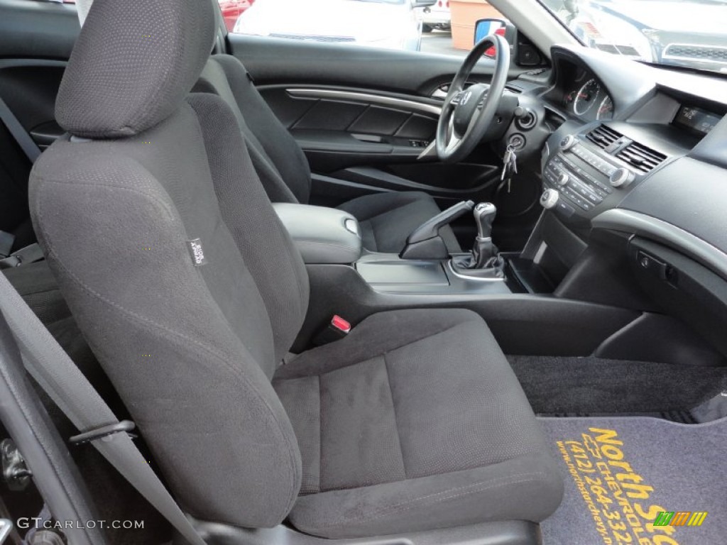 Black Interior 2010 Honda Accord EX Coupe Photo #50539549