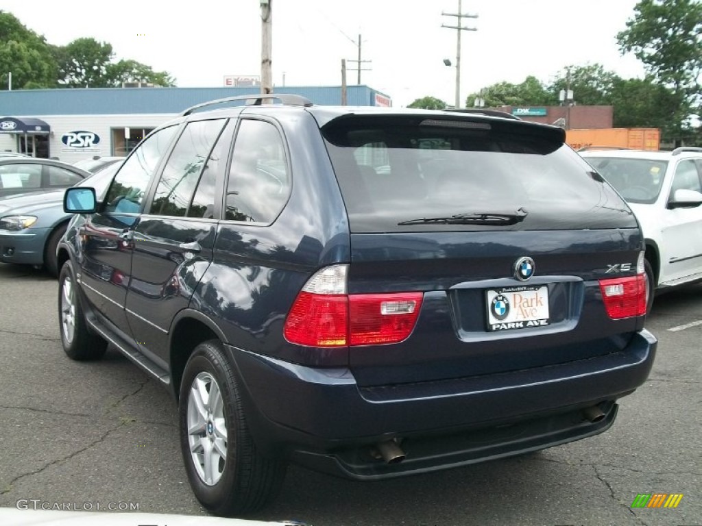 2005 X5 3.0i - Toledo Blue Metallic / Grey photo #7