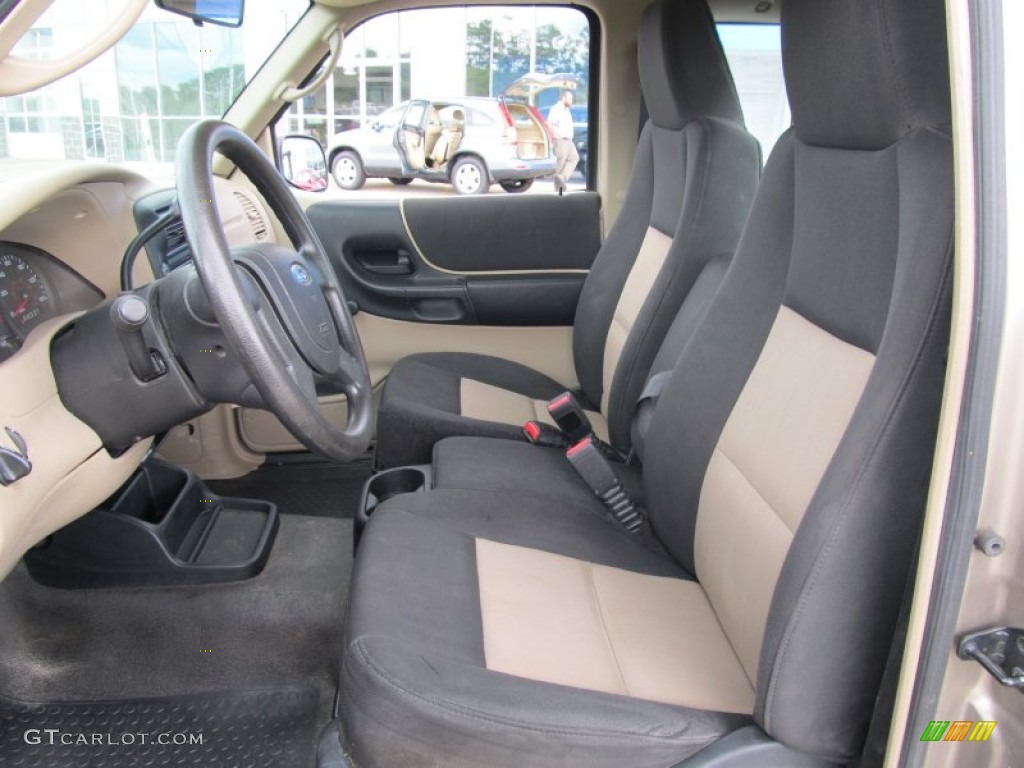 2004 Ranger XLT SuperCab 4x4 - Arizona Beige Metallic / Black/Medium Pebble photo #7