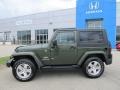 2008 Jeep Green Metallic Jeep Wrangler Sahara 4x4  photo #2