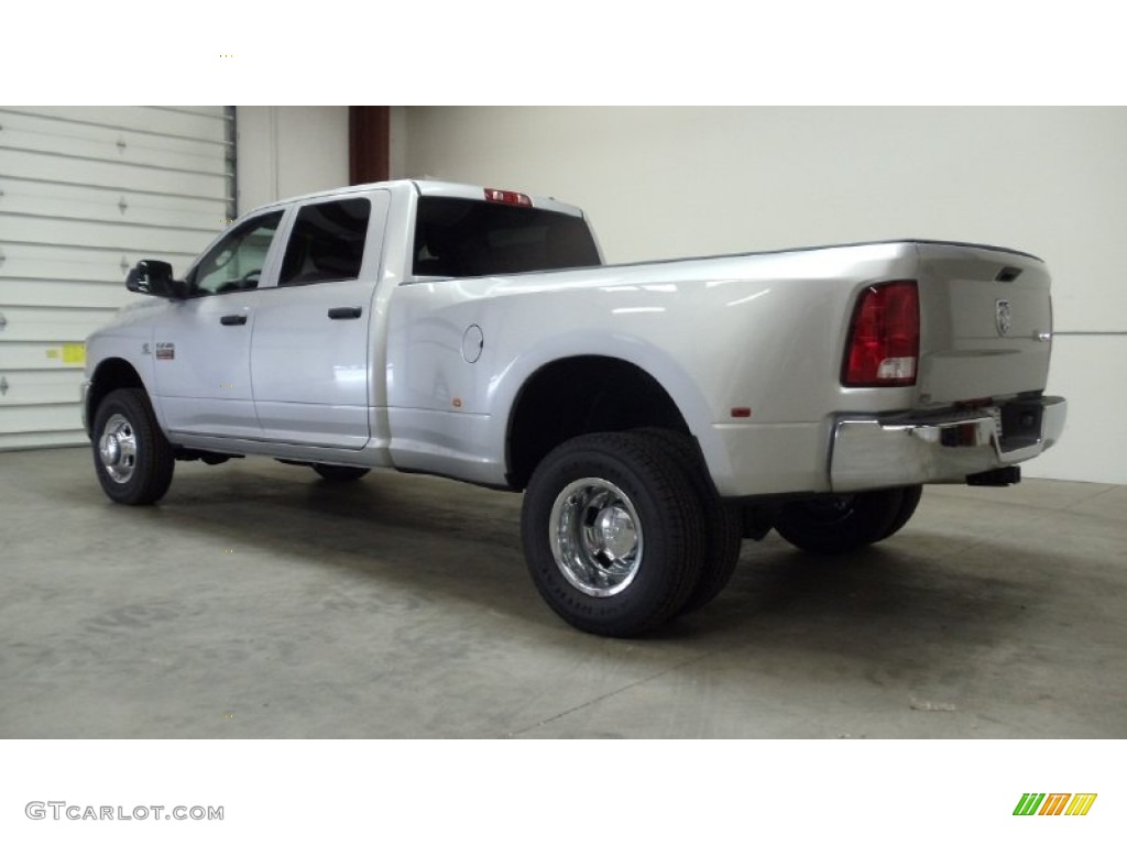 Bright Silver Metallic 2011 Dodge Ram 3500 HD ST Crew Cab 4x4 Dually Exterior Photo #50541445