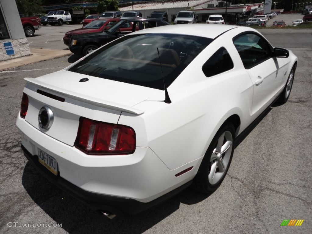 2011 Mustang GT Premium Coupe - Performance White / Saddle photo #4