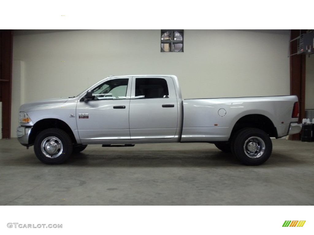 Bright Silver Metallic 2011 Dodge Ram 3500 HD ST Crew Cab 4x4 Dually Exterior Photo #50541460