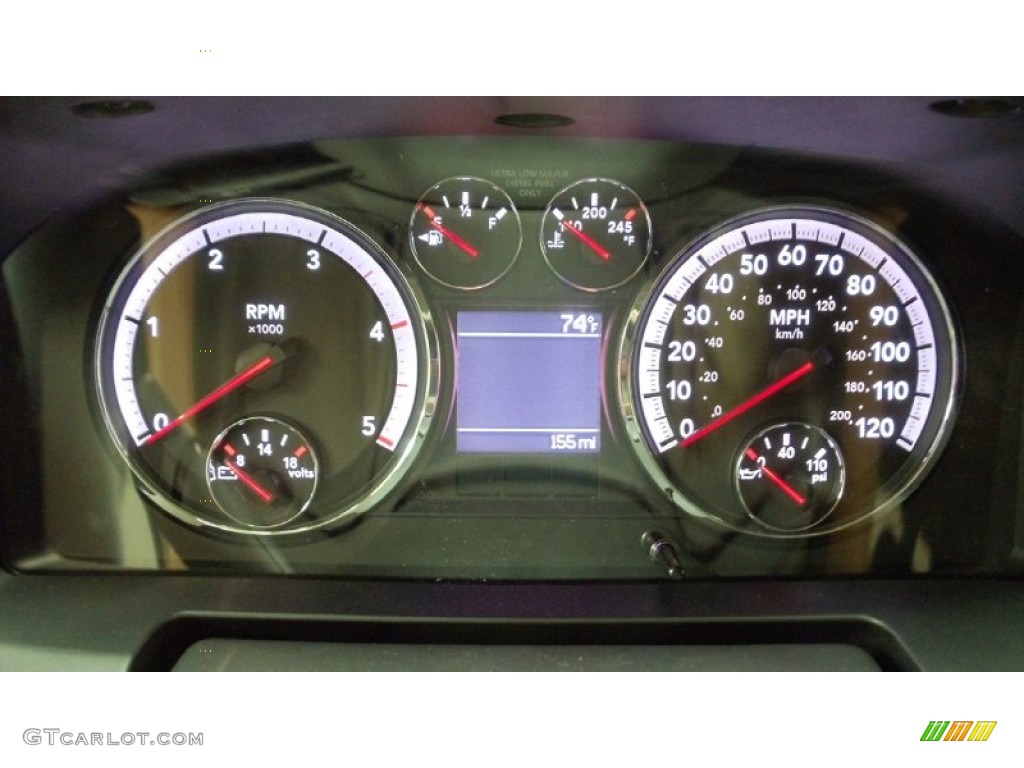 2011 Dodge Ram 3500 HD ST Crew Cab 4x4 Dually Gauges Photo #50541559