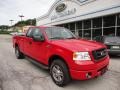 Bright Red - F150 STX SuperCab 4x4 Photo No. 1