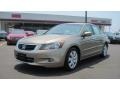 2008 Bold Beige Metallic Honda Accord EX-L V6 Sedan  photo #9