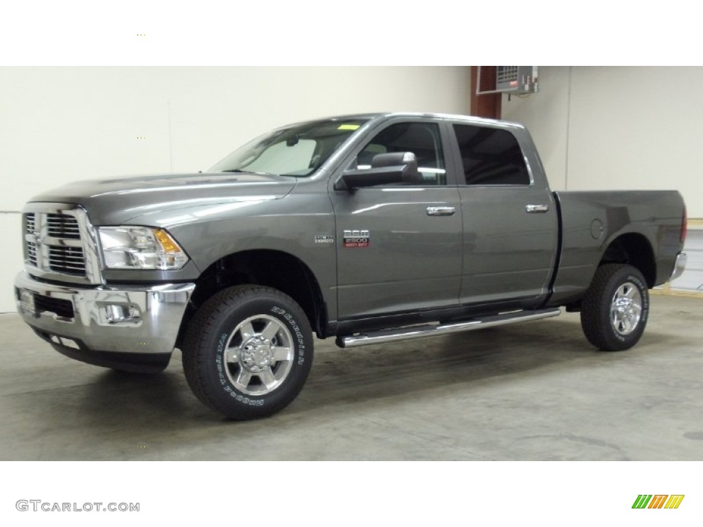 2011 Ram 2500 HD Big Horn Crew Cab 4x4 - Mineral Gray Metallic / Dark Slate/Medium Graystone photo #1