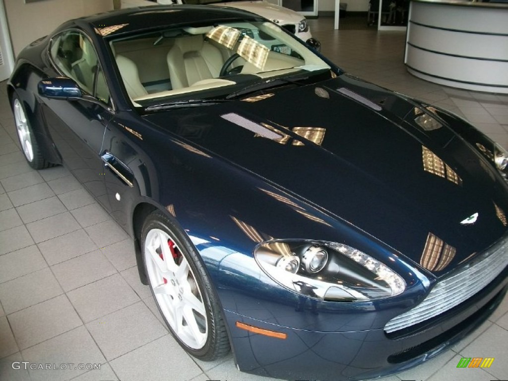 2008 V8 Vantage Coupe - Midnight Blue / Sahara Tan photo #3