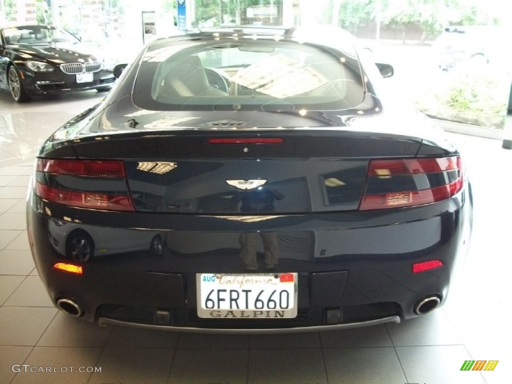 2008 V8 Vantage Coupe - Midnight Blue / Sahara Tan photo #5