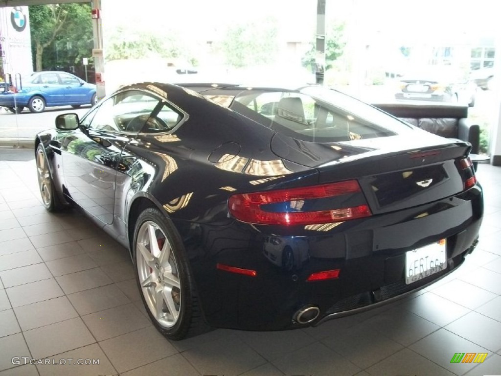 2008 V8 Vantage Coupe - Midnight Blue / Sahara Tan photo #6