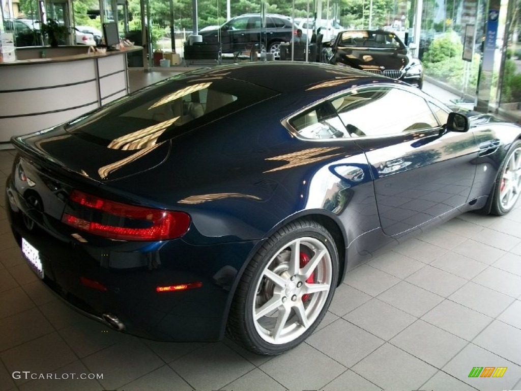 2008 V8 Vantage Coupe - Midnight Blue / Sahara Tan photo #7