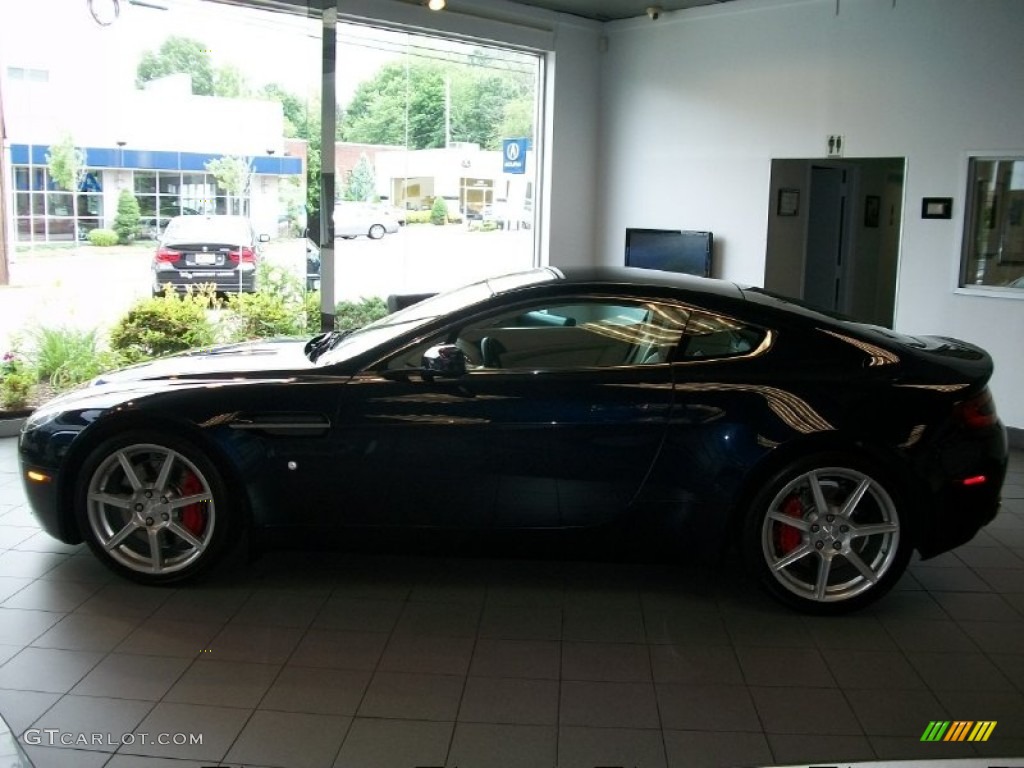 2008 V8 Vantage Coupe - Midnight Blue / Sahara Tan photo #8