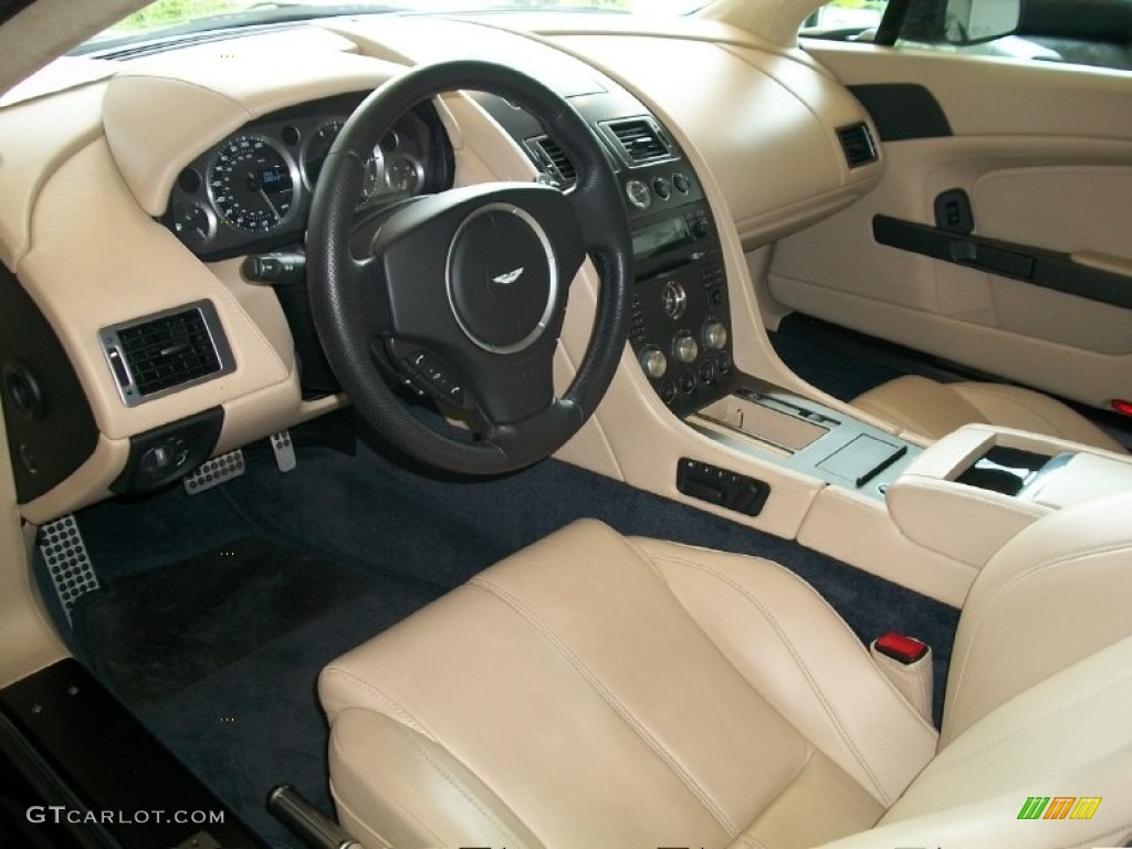 2008 V8 Vantage Coupe - Midnight Blue / Sahara Tan photo #10