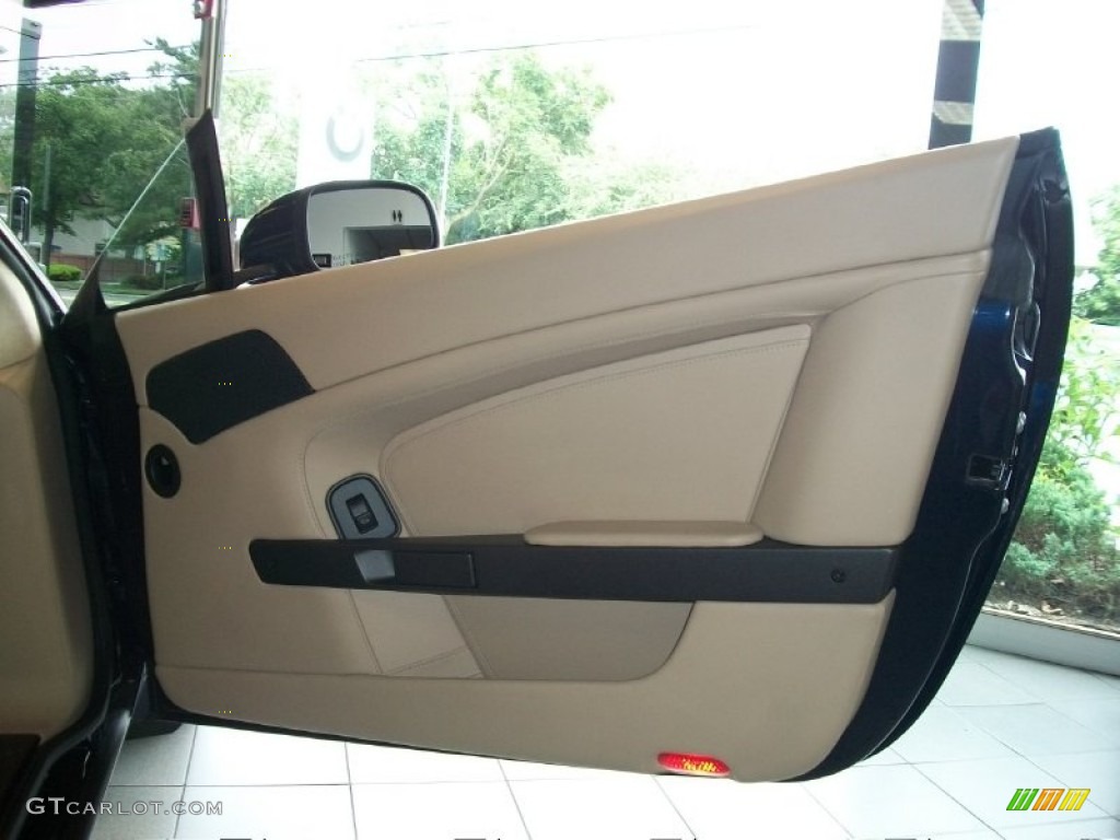 2008 Aston Martin V8 Vantage Coupe Sahara Tan Door Panel Photo #50543014