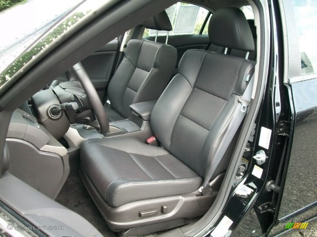 2010 TSX V6 Sedan - Crystal Black Pearl / Ebony photo #10