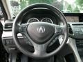 Ebony 2010 Acura TSX V6 Sedan Steering Wheel