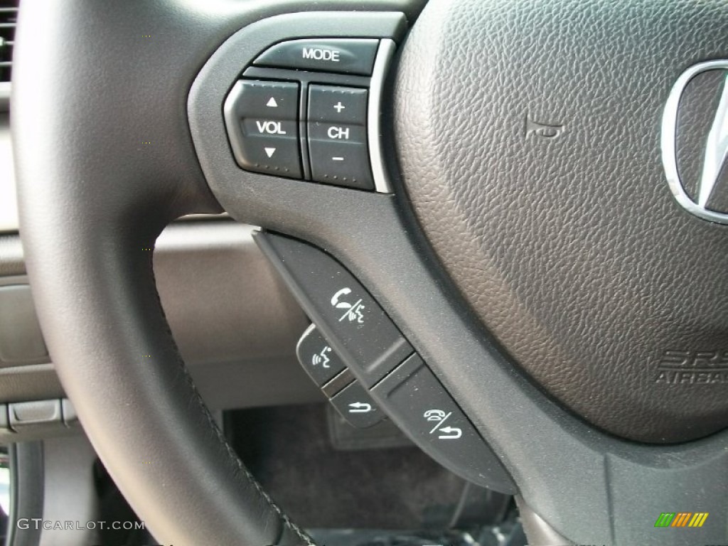 2010 TSX V6 Sedan - Crystal Black Pearl / Ebony photo #13