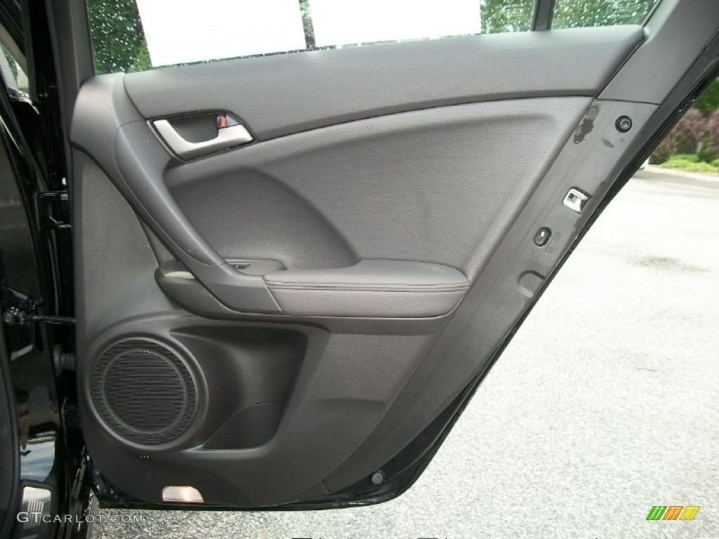 2010 TSX V6 Sedan - Crystal Black Pearl / Ebony photo #21