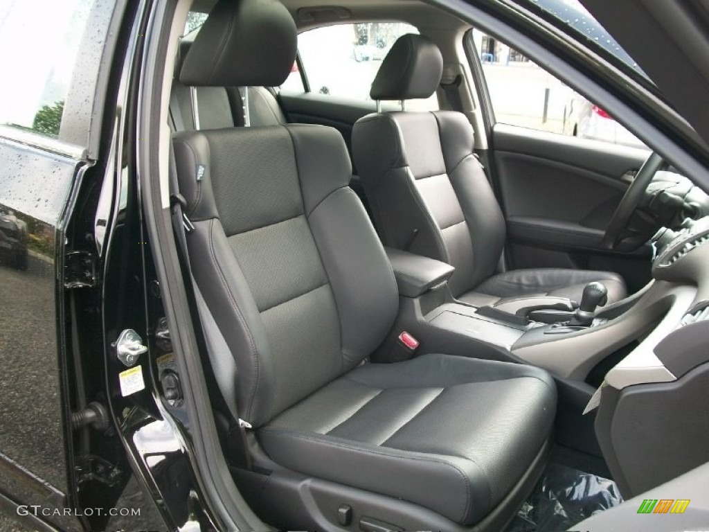 2010 TSX V6 Sedan - Crystal Black Pearl / Ebony photo #26