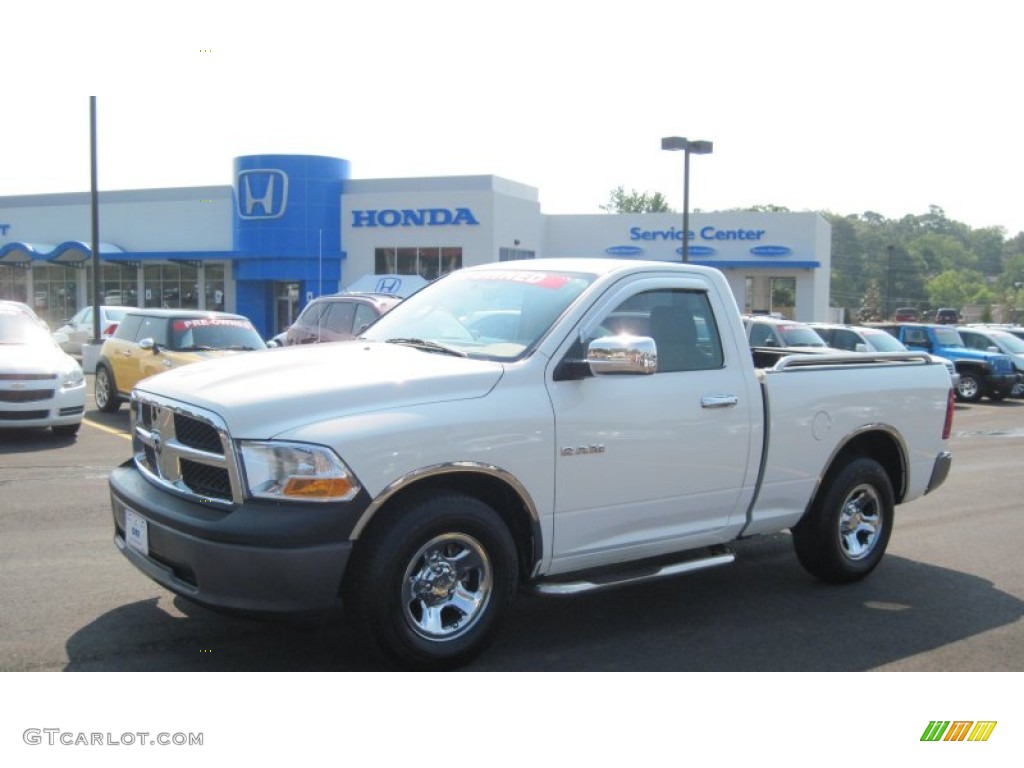 2009 Ram 1500 ST Regular Cab - Stone White / Dark Slate/Medium Graystone photo #1