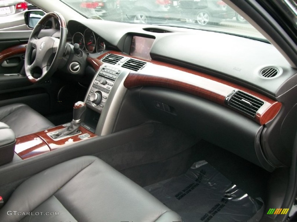 2010 Acura RL Technology Ebony Dashboard Photo #50544940