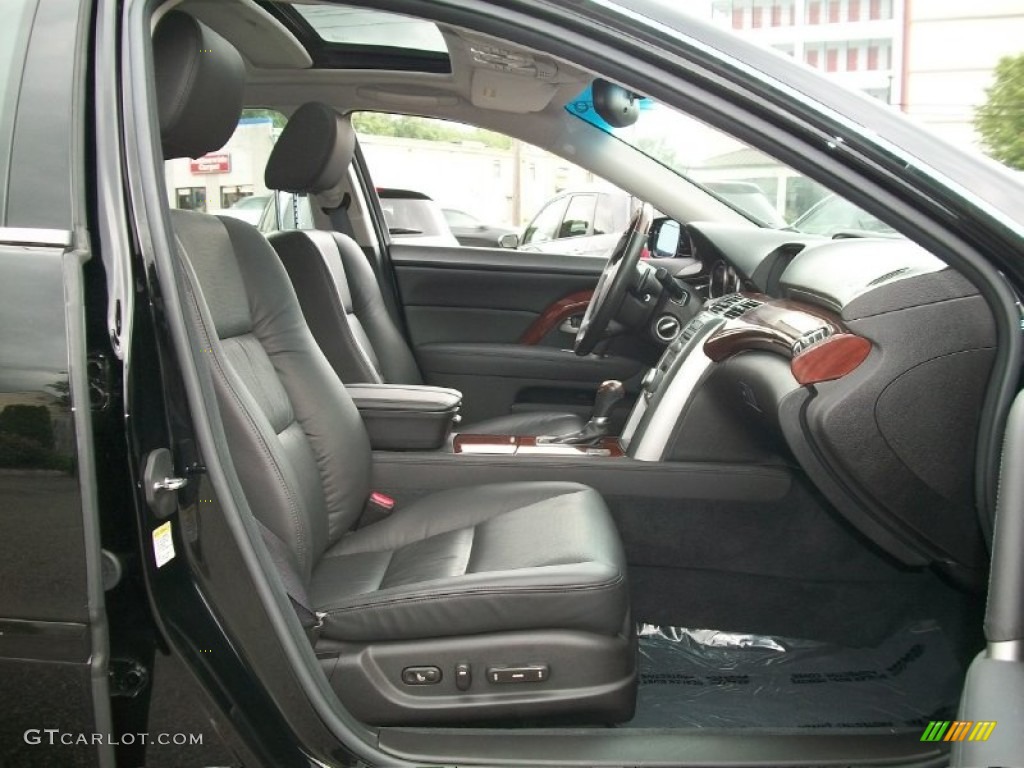 Ebony Interior 2010 Acura RL Technology Photo #50544946
