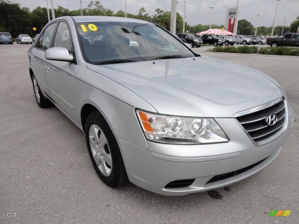 Radiant Silver 2010 Hyundai Sonata GLS Exterior Photo #50544991