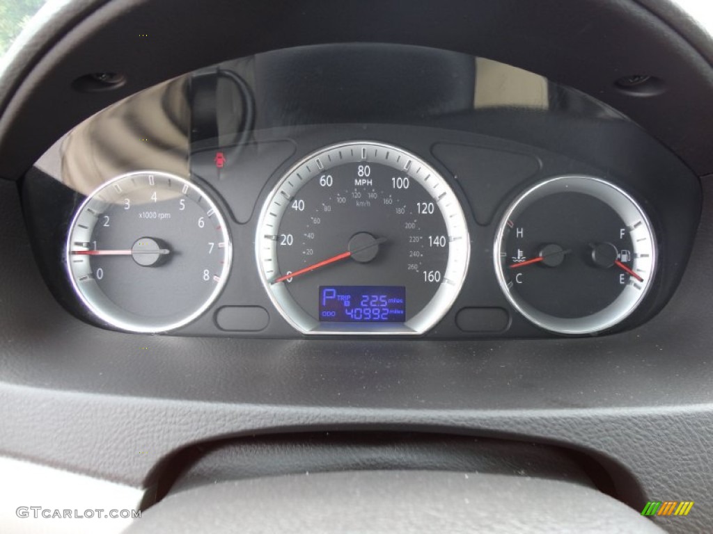 2010 Hyundai Sonata GLS Gauges Photo #50545180