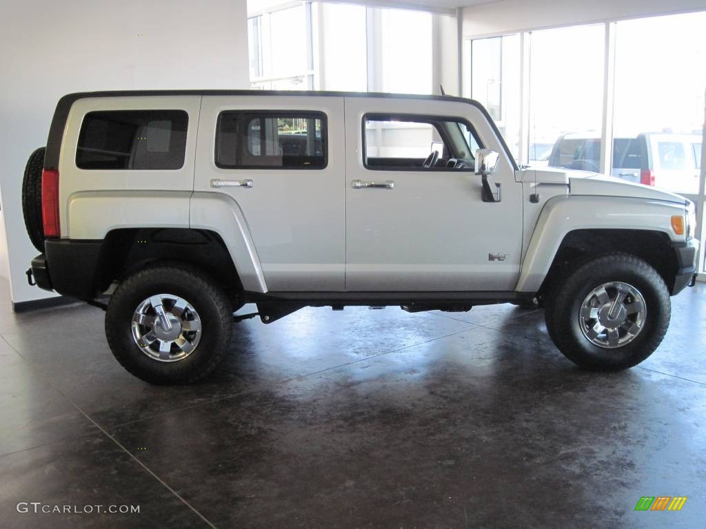Silver Stone Metallic 2010 Hummer H3 Standard H3 Model Exterior Photo #50545225