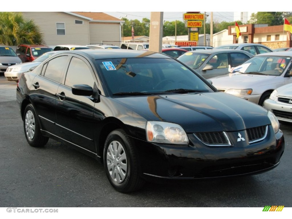 2004 Galant ES - Kalapana Black / Petrol Gray photo #1