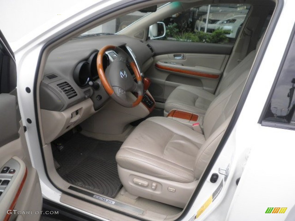 Parchment Interior 2009 Lexus RX 350 AWD Photo #50545408