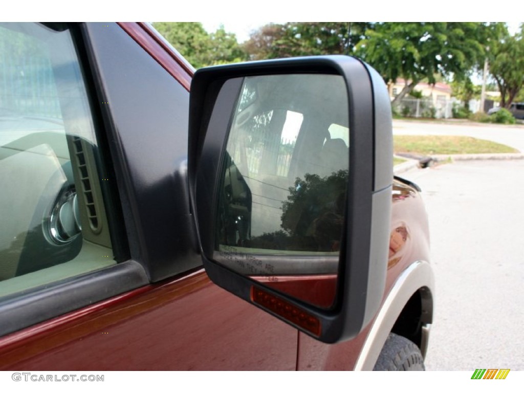 2005 F150 Lariat SuperCrew 4x4 - Dark Copper Metallic / Castano Brown Leather photo #24