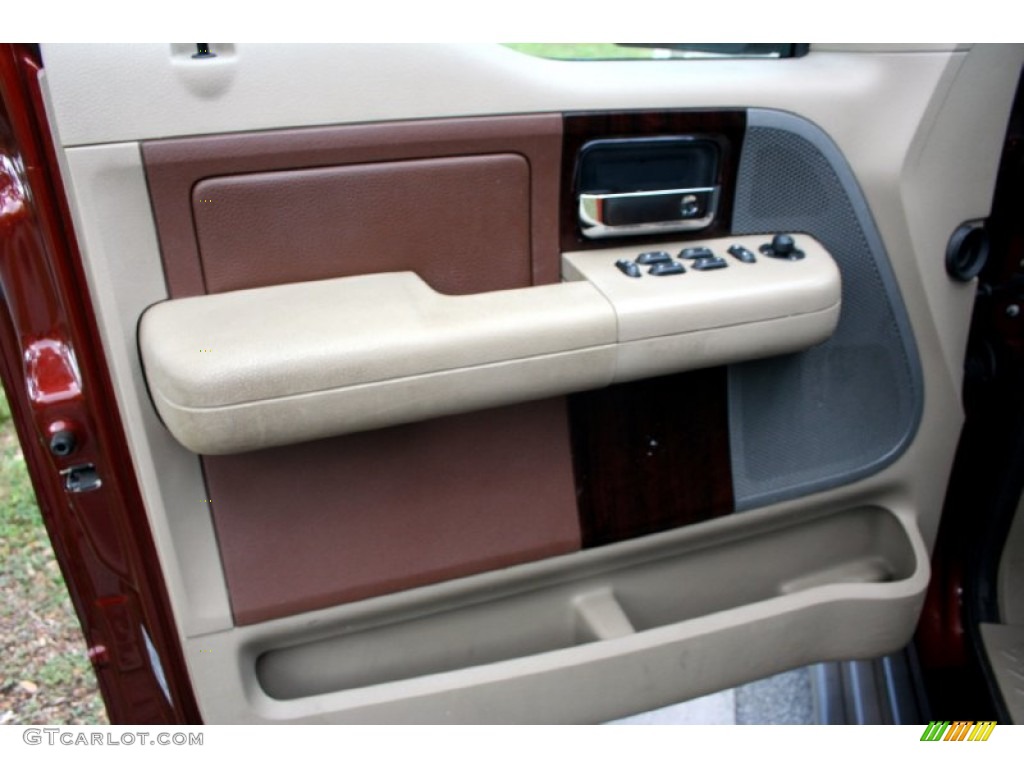2005 F150 Lariat SuperCrew 4x4 - Dark Copper Metallic / Castano Brown Leather photo #29
