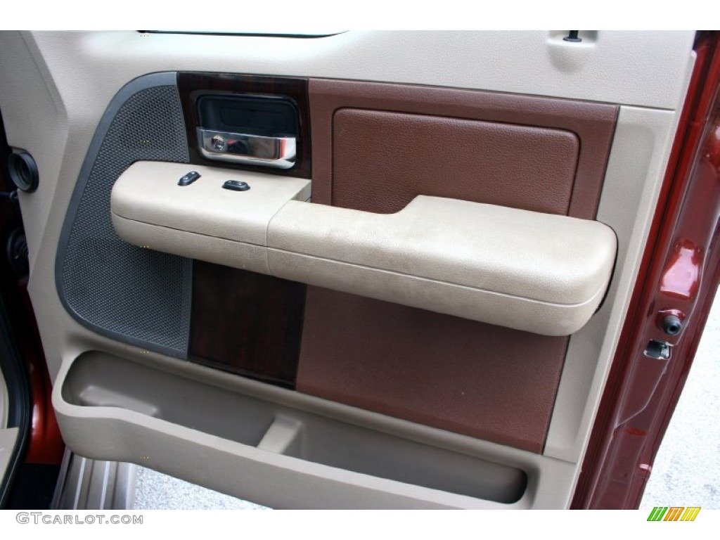 2005 F150 Lariat SuperCrew 4x4 - Dark Copper Metallic / Castano Brown Leather photo #30