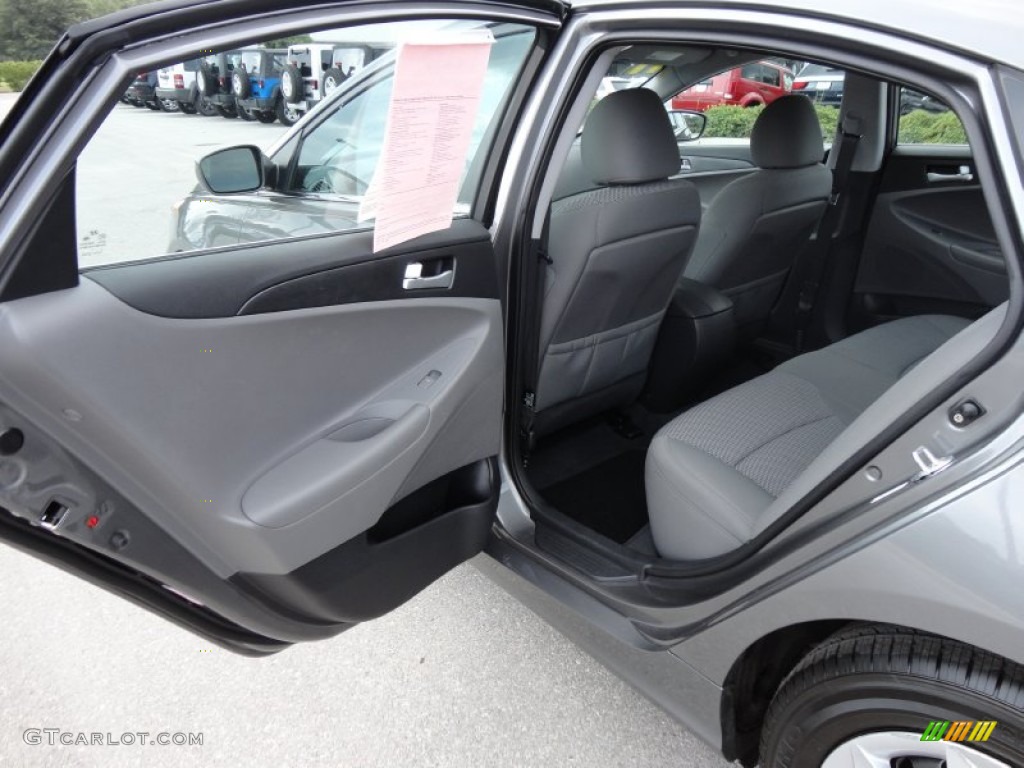 2011 Hyundai Sonata GLS Gray Door Panel Photo #50546203