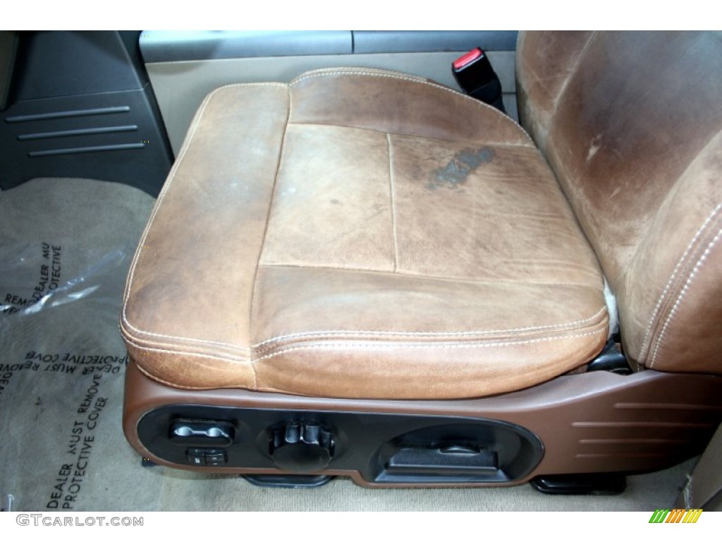2005 F150 Lariat SuperCrew 4x4 - Dark Copper Metallic / Castano Brown Leather photo #39