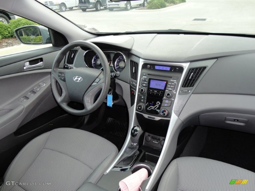 2011 Hyundai Sonata GLS Gray Dashboard Photo #50546347