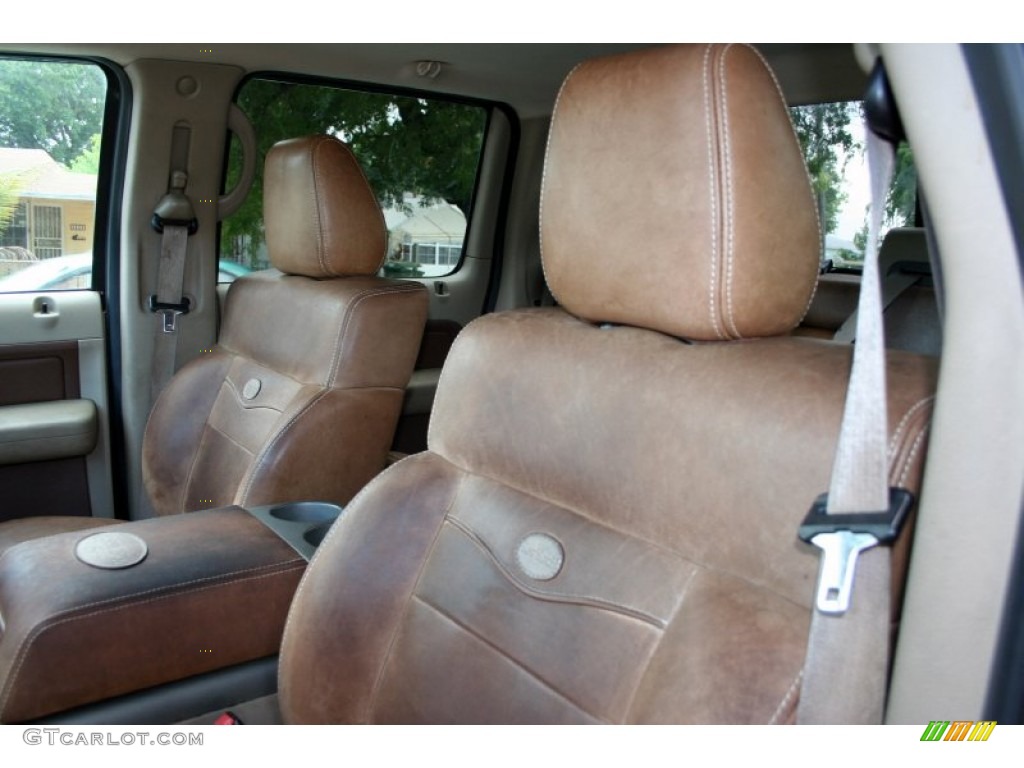 2005 F150 Lariat SuperCrew 4x4 - Dark Copper Metallic / Castano Brown Leather photo #44
