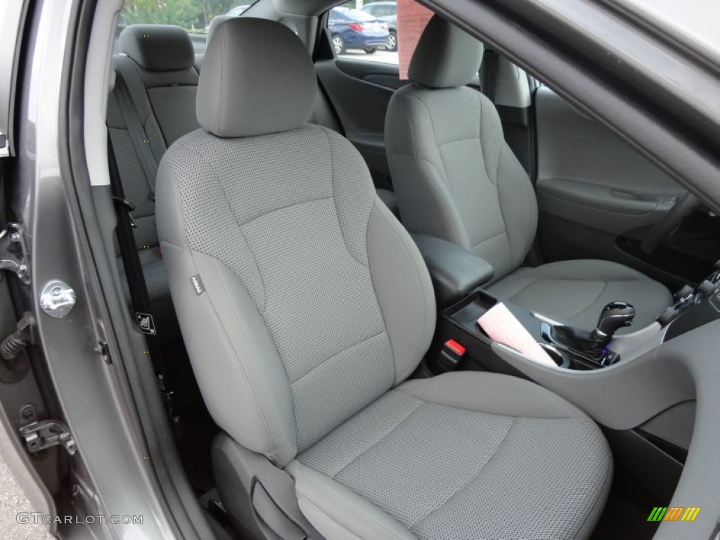 Gray Interior 2011 Hyundai Sonata GLS Photo #50546383