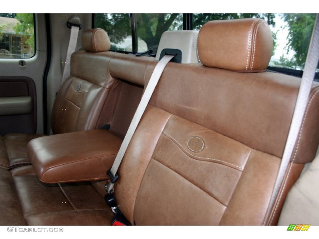 2005 F150 Lariat SuperCrew 4x4 - Dark Copper Metallic / Castano Brown Leather photo #51