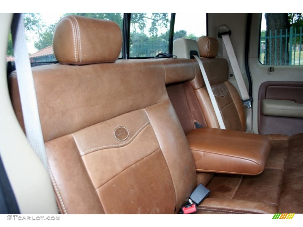2005 F150 Lariat SuperCrew 4x4 - Dark Copper Metallic / Castano Brown Leather photo #52