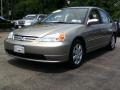 2003 Shoreline Mist Metallic Honda Civic EX Sedan  photo #3