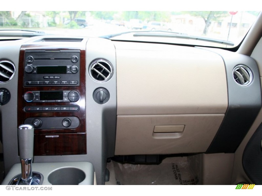 2005 F150 Lariat SuperCrew 4x4 - Dark Copper Metallic / Castano Brown Leather photo #66