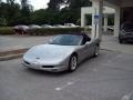 2004 Machine Silver Metallic Chevrolet Corvette Convertible  photo #3