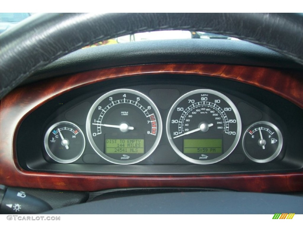 2008 Jaguar S-Type 3.0 Gauges Photo #50546683